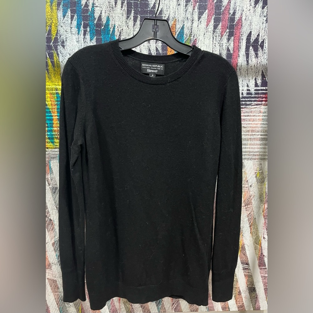 Banana Republic Women’s Filpucci Black Wool Sweater
